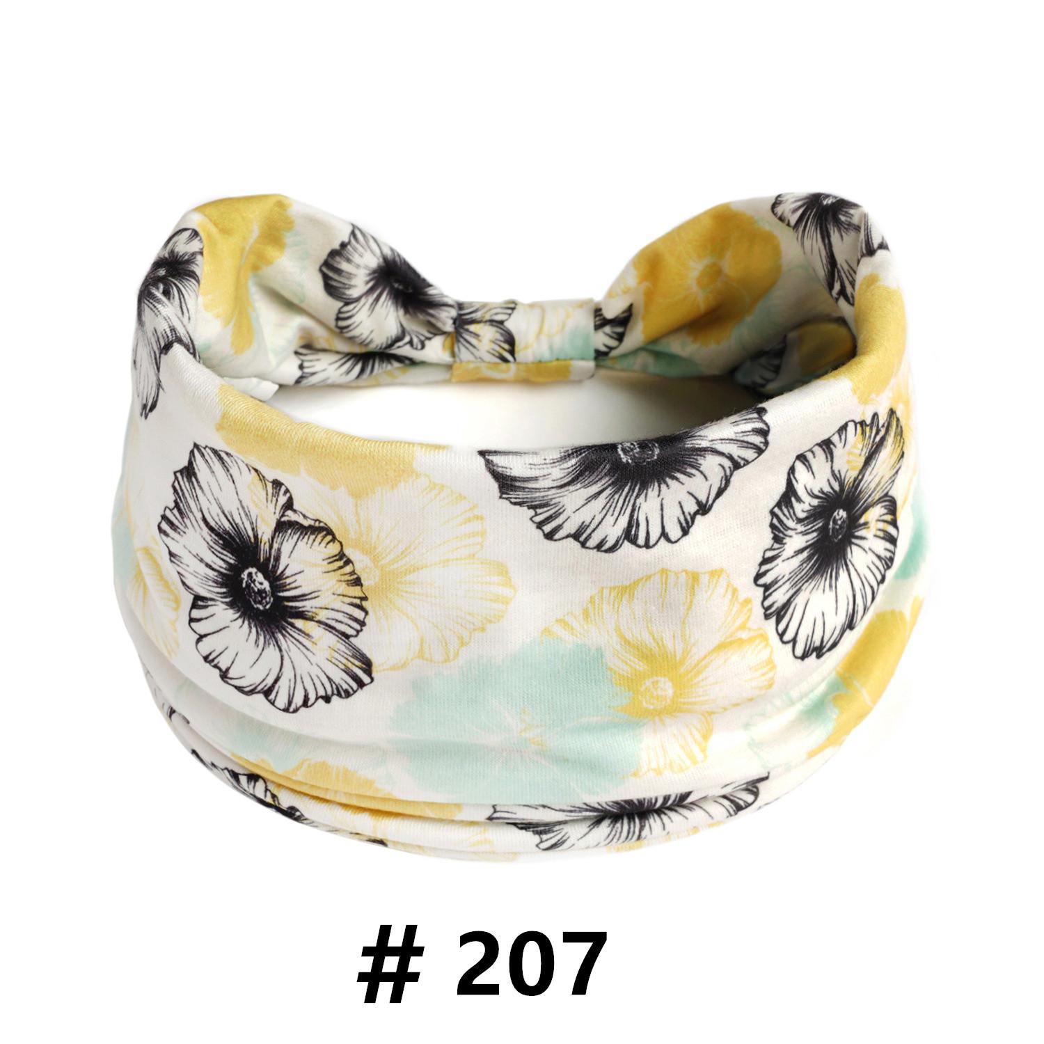 

Повязки на голову в стиле бохо с широким узлом, шарф для волос, повязка для волос с цветочным принтом, эластичный тюрбан, повязка на голову, эластичные повязки на голову, бандана, модные аксессуары для волос для женщин