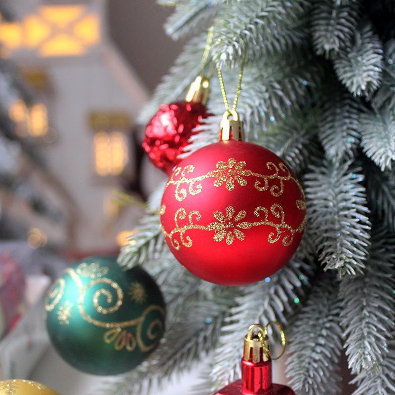Unique Irregular-Shaped Painted Christmas Tree Ornaments Box