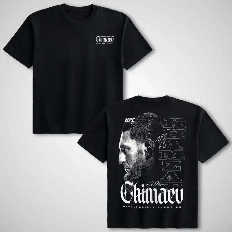 UnderDoz Vintage Khamzat Chimaev UFC Champion V2 Tee, Fighting Boxing Wrestling L