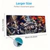Anime Overlord Color Mouse Pad Large Gaming Table Cushion Non-slip Laptop Tablet Big Mousepad XXL Mat Mini PC Playmat With Lock Edge