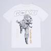 Unisex Retro Casual Cotton Short‑sleeve T‑shirt with Goku and Vegeta Print from Dragon Ball Z, Harajuku Y2K Style T-shirt