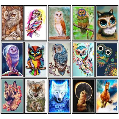 5D Diamond Painting Owl Diamond Mosaic Embroidery Diy Cross Stitch Rhinestone Diamond Embroidery Animal Pictures Home Decoration
