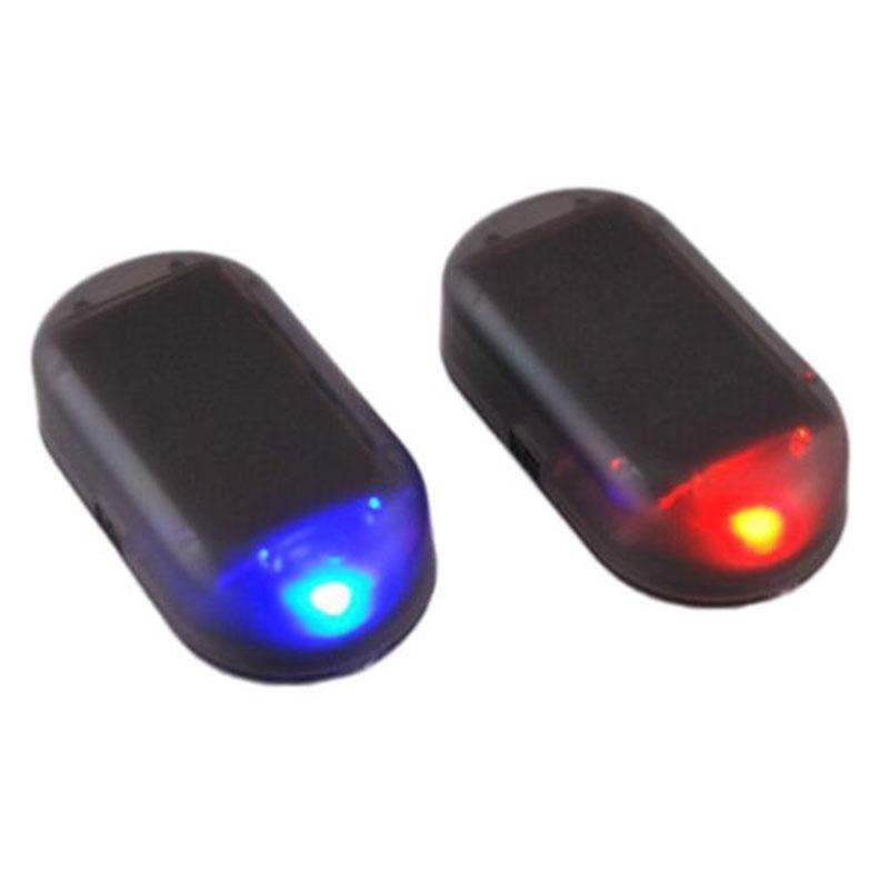 Premium Quality Solar Car Alarm Led Light Security System With Blinking Red Feature