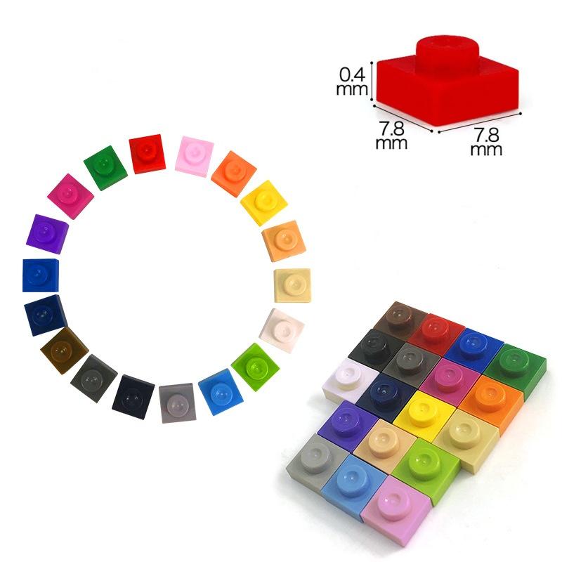 Kinder Bausteine Einzelform 2*8 2*6 Noppen Großer Stein DIY 100g/200g/300g