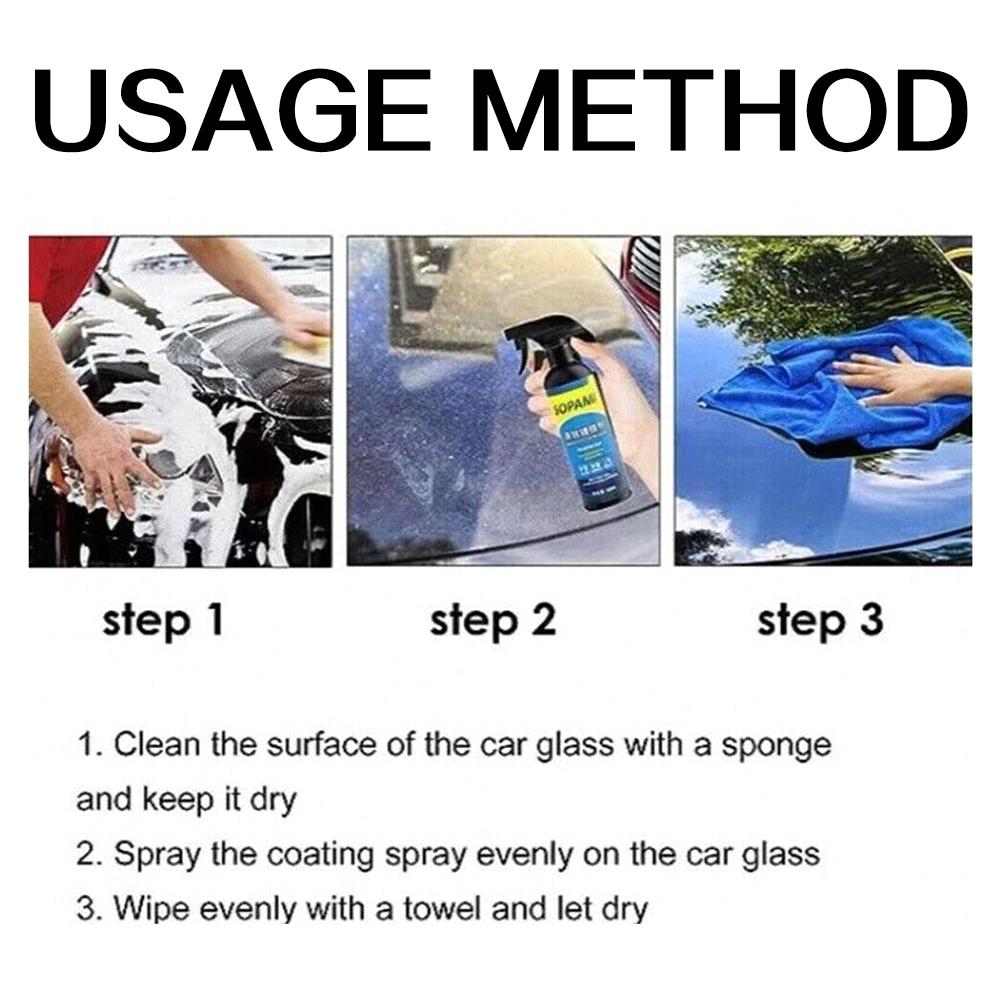 500ml Car Nano Coating Agent,Quick Effect Automotive Coating Spray for Trucks Motorcycles,Car Paint Waxing Coating Solution