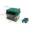 Automatic Turning Egg Incubator with Detachable ABS Tray Dual Power Temperature Control for Poultry Hatcher Chicken Duck Eggs