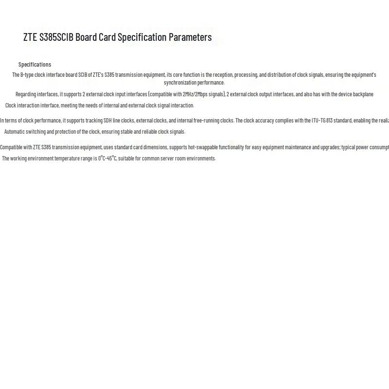ZTE Communication & Network Equipment Boards