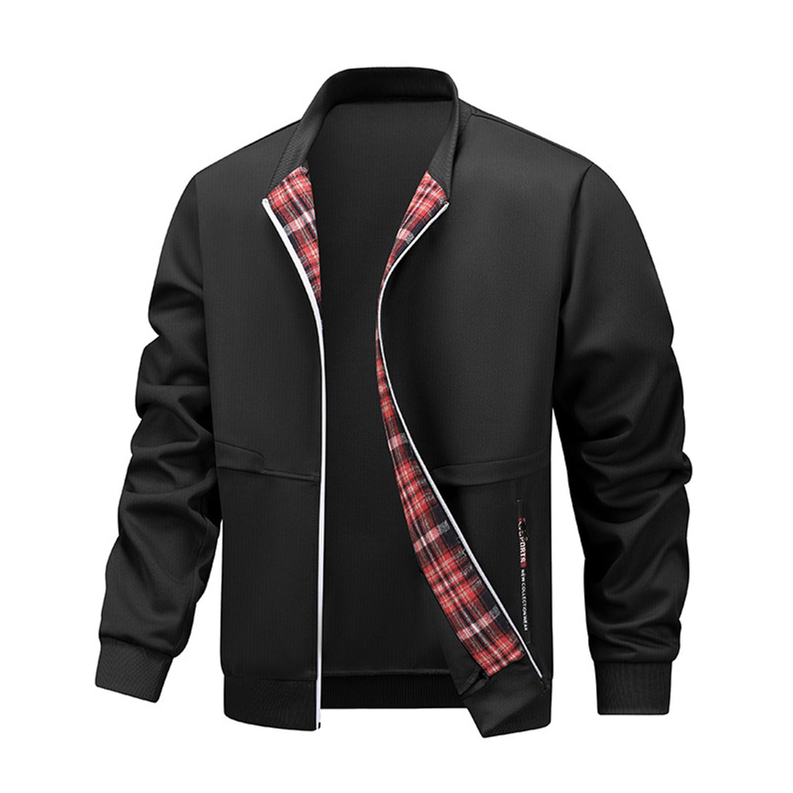 

Men s Light Jackets Windbreaker Lightweight Jackets Caual Stylish Jacket With Pockets XXL