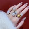 Versatile Open-End Natural Shell Pearl Rings for Women: A Hot Seller