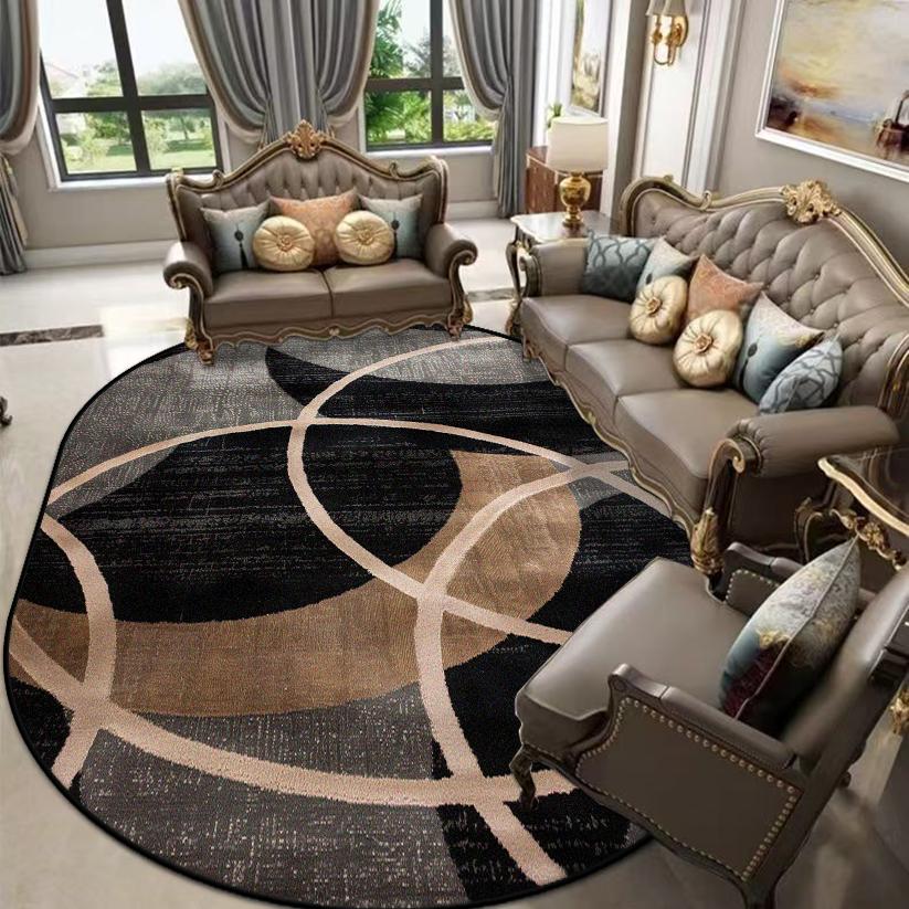 Geometric Luxury Carpet Living Room Decoration Home Customizable Bedroom Carpets Washable Floor Mats Large Area Rug Bedside