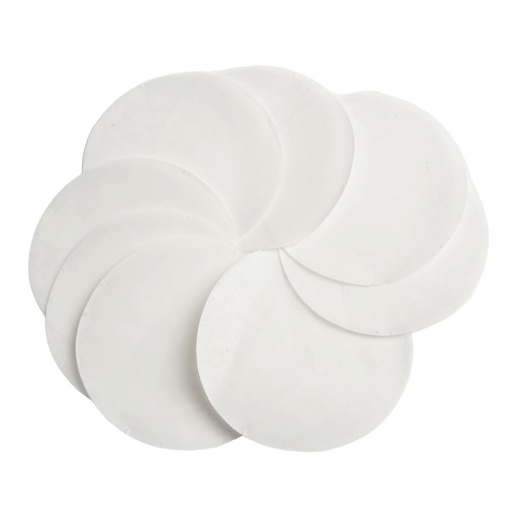 Set of 500 Disposable Round Steamer Paper Non-Stick Liners for Steaming Bread For Dumplings Buns Cakes and More