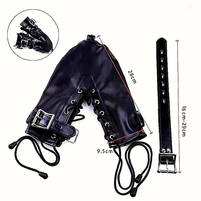 Unisex Leather Bondage Bracelets Set Offers Adjustable BDSM Handcuffs With Dual Feet Cuffs Designed For Couple Role Play