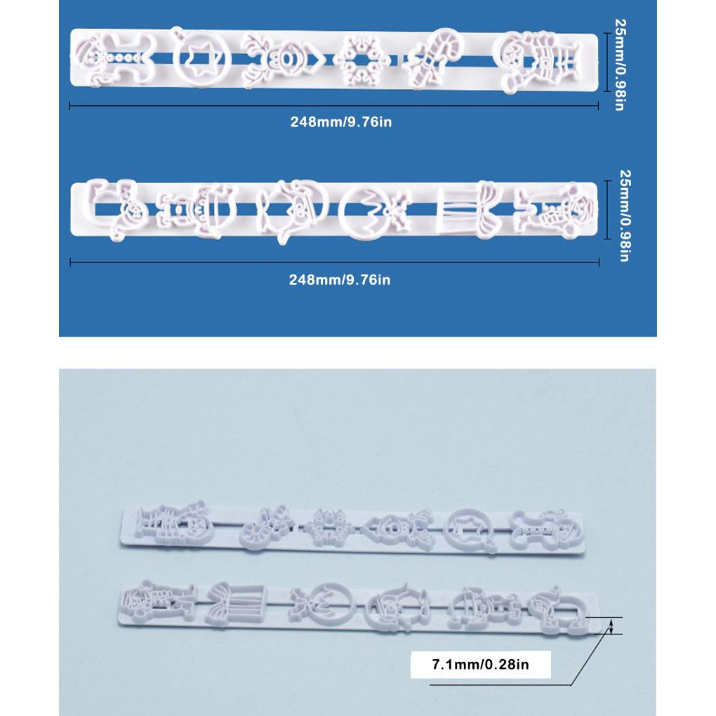 Weihnachten Fondantform Universelle Küchenbackform Entzückende Weihnachten Dessert Backwerkzeuge Keksherstellungsform Keksformwerkzeug