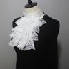 Decorative False Sleeves Jabot Collar for Woman Elastic Wrist Cuffs Detachable Collar Wedding Dress Sewing Wrist Cuffs