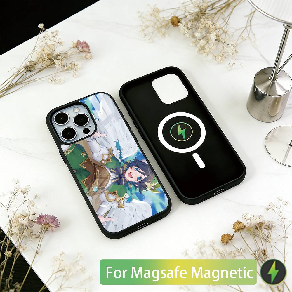 genshin impact Venti Phone Case For iPhone17,16,15,14,13,12,11 Plus,Pro Magnetic with Magsafe Wireless Charging