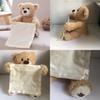 Cute Talking Teddy Bear Plush Toy 35cm Height Rechargeable Shy Face Battery Operated