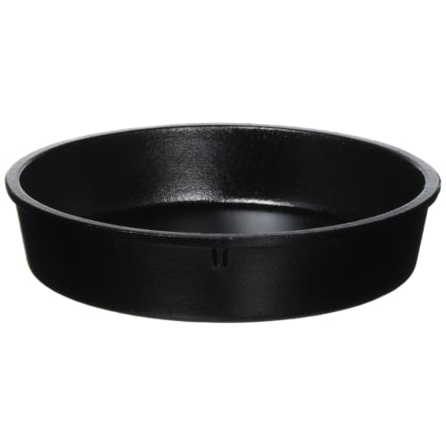 Endo Shoji Commercial Black Sukiyaki Pot, 18cm, Aluminum Body, Burnt Cedar Lid, Made In Japan, QSK43