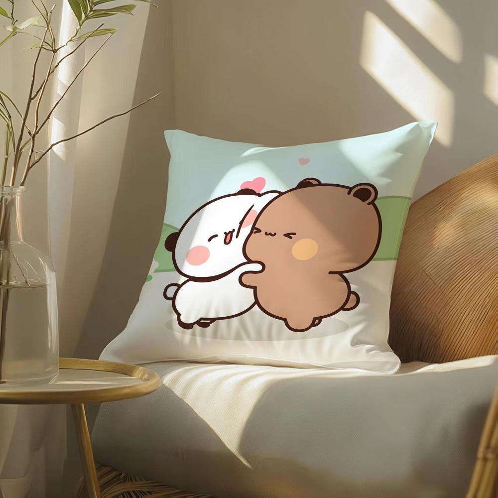 Популярные Домашние Мультяшные Бубу Дуду Милые 3 Наволочки Двусторонние Плюшевые Чехлы на Подушки для Дивана Органические Дышащие Невидимая Молния 30X30cm