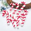 6PCS Christmas Cane Christmas Tree Decoration Pendant New Year Party Decoration Family Toy Christmass Ornaments Gifts