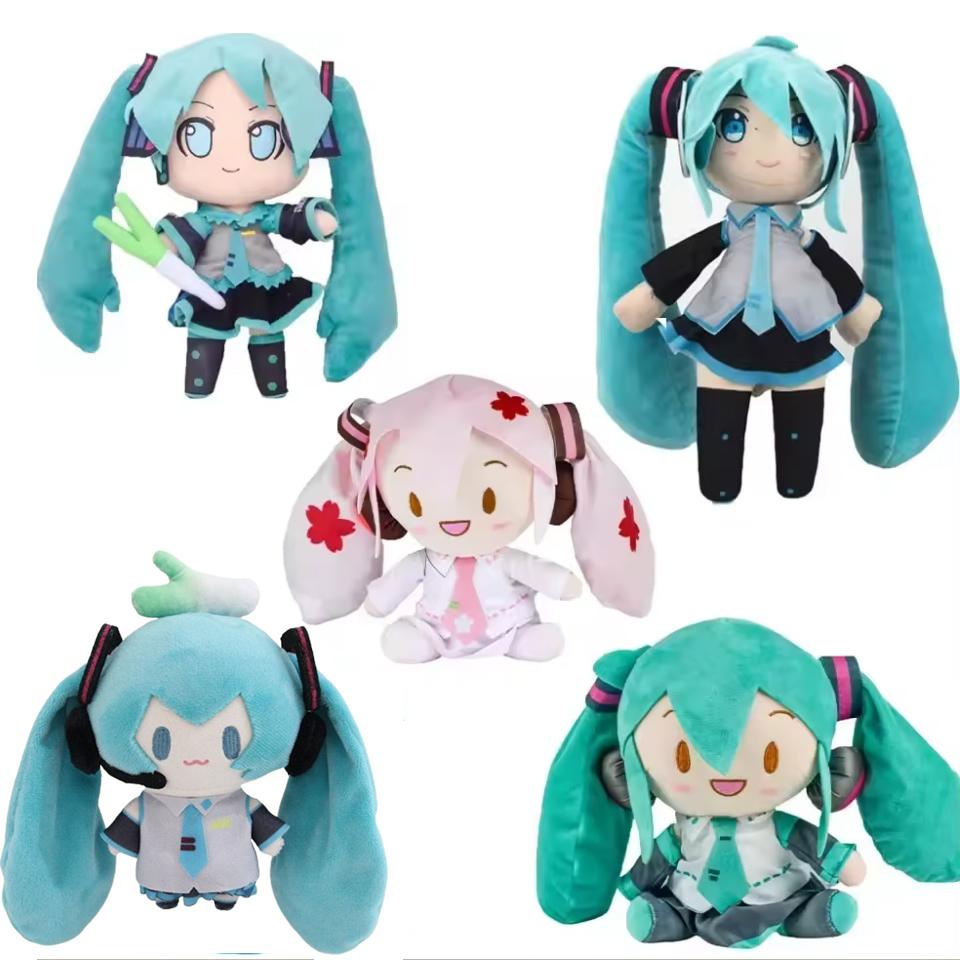5 style Hatsune Miku Fufu Plush Doll Fuwafuwa Anime Kawaii Cute Cool Toys Dolls Plush Room Car Desk Decor Birthday Gift For Fan@
