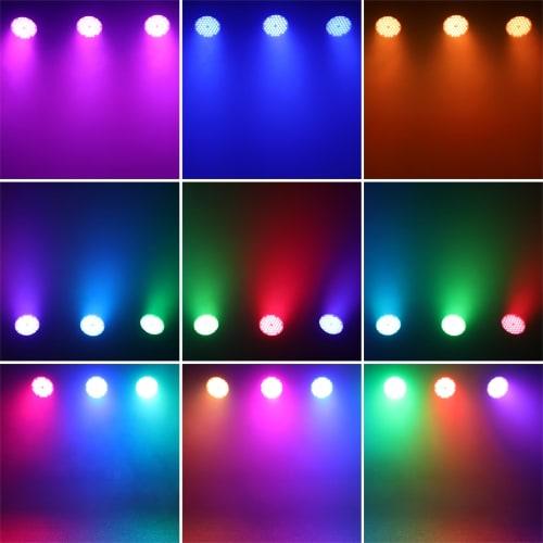 BETOPPER Stage Light with Shade, 54x4W 4-in-1 RGBW LED Stage Lighting, CRI/RA>90, Ultra-Bright 5562Lm Spot Dimmable, Disco Light, Par Light, DJ, Karao