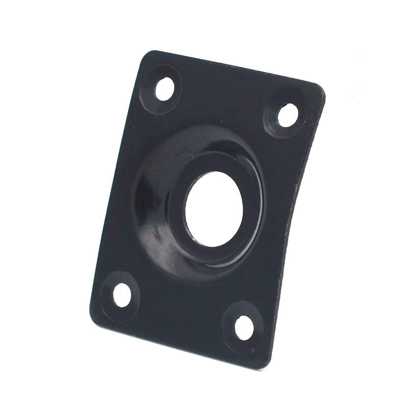 Square Metal Guitar Output Jack Plate Socket Cover Replacement Part For Electric Guitar Accessories