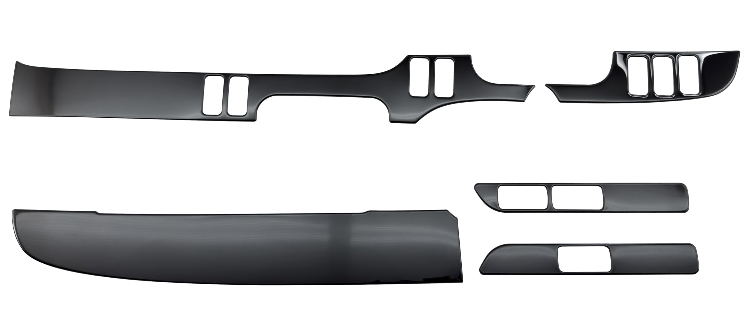 

BRIGHTZ Mitsubishi Fuso Bluetec Canter Ultra-Mirror Finish Stainless Steel Black Plated Interior Panel Set (5 pieces) [TRUCK-M-065] Bluetec Canter