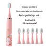 Popular Kids' Electric Toothbrush with Soft Bristles - Cartoon Design