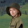 Children's Hats Summer Boys and Girls Outdoor Travel Sunscreen Visor Quick-drying Waterproof Breathable Solid Color Bucket Hat