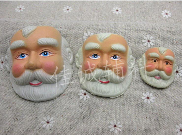 Santa Claus Masks: Cross-Border Christmas Decorations, Plastic Face, Multiple Specifications