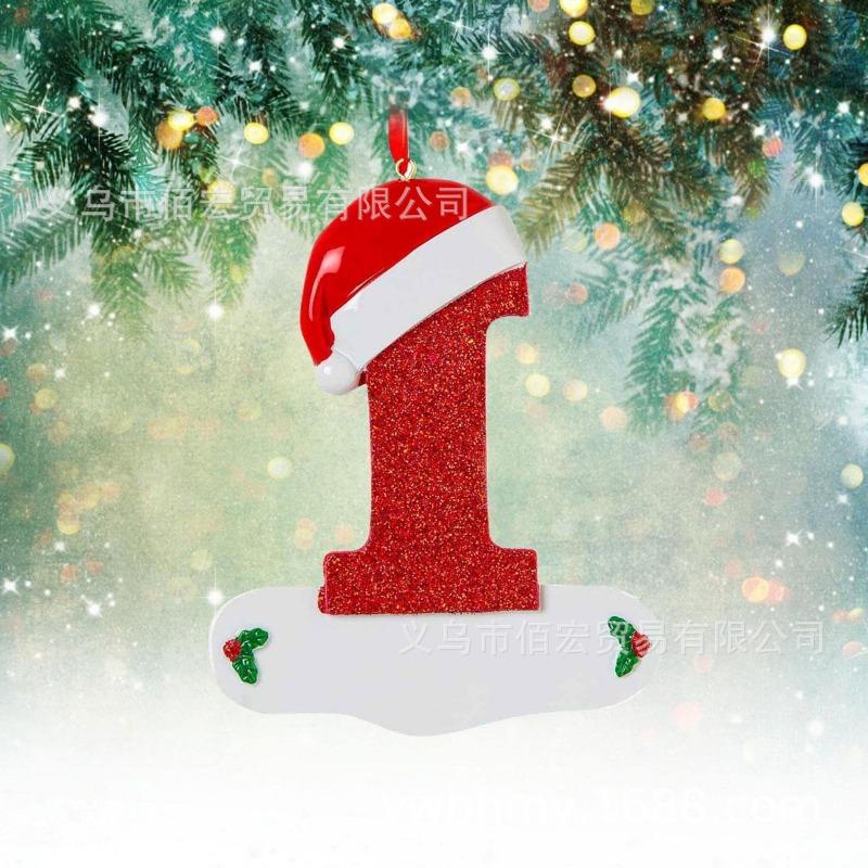 1pc Christmas Tree Decoration for Home 2025 Letter Pendant Pendant Xmas 2026 New Year Decor Ornament Noel supplies accessories
