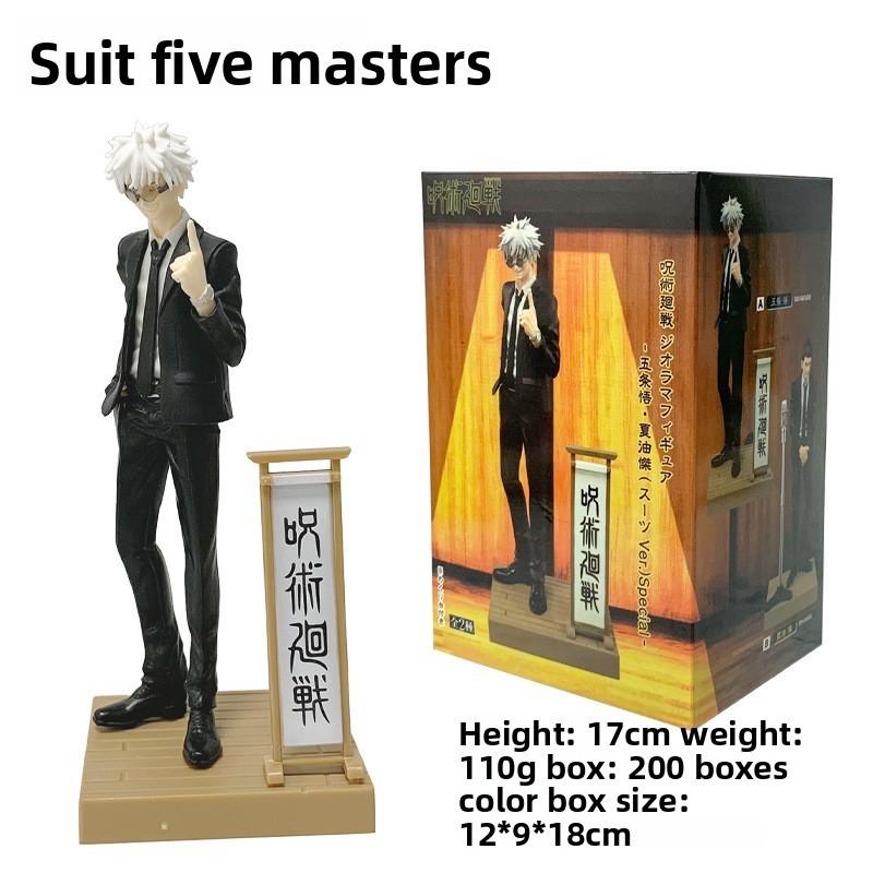 

Kaisen Figures Jujutsu Gojo Satoru Wear Formal Attire For Collectors And Fans Suit Gojo Box