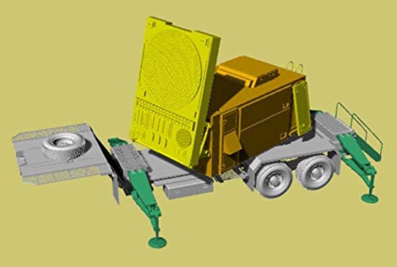 Kamiya Model USA Patriot Air Defense Missile Radar Resin Kit 1/144 MIM-104F (PAC-3)