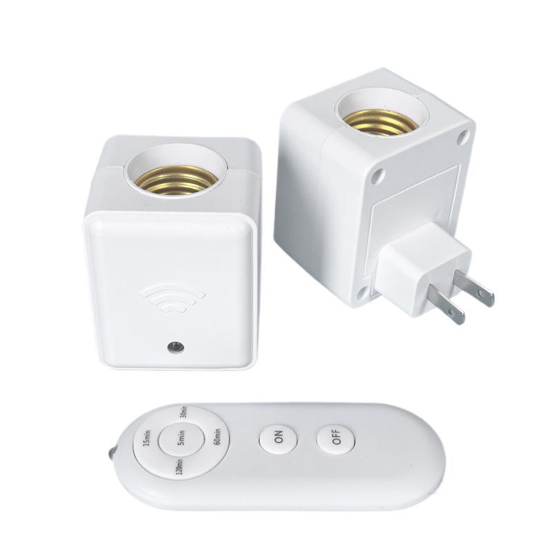 Bluetooth Remote Control E27 Lamp Socket with Delay Off Feature