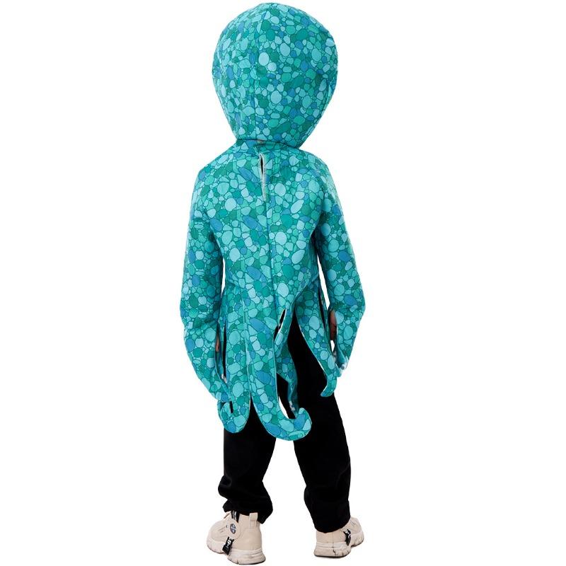 Kids Octopus Costume - Halloween Ocean Animal Outfit for Boys & Girls, School Play, Stage Performance,Themed Party Dress-Up