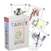 Transparent Tarot Deck Clear Tarot Cards Set Classic Tarot Learning