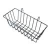 Hanging Basket Organizer, Wire Basket, Metal Wall Shelf Storage with Sturdy Iron Hooks for