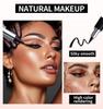 Waterproof Gel Eyeliner Stick Set, Matte Glitter Lipstick Shaped Eye Liner Cream, Long Lasting Smudgeproof Sweatproof Smokey Eye Makeup