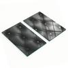 Decorative Glass Chopping and Serving Boards Leather Texture 2x30x52 Cm