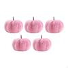 5Pcs Halloween Velvet Pumpkins Decoration Artificial Pumpkin Fall Decor for DIY Crafts