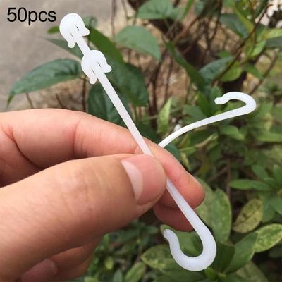50 Pieces Tomato Plants Support Hook Cucumber Clips Growth Forms Prevent Tomatoes