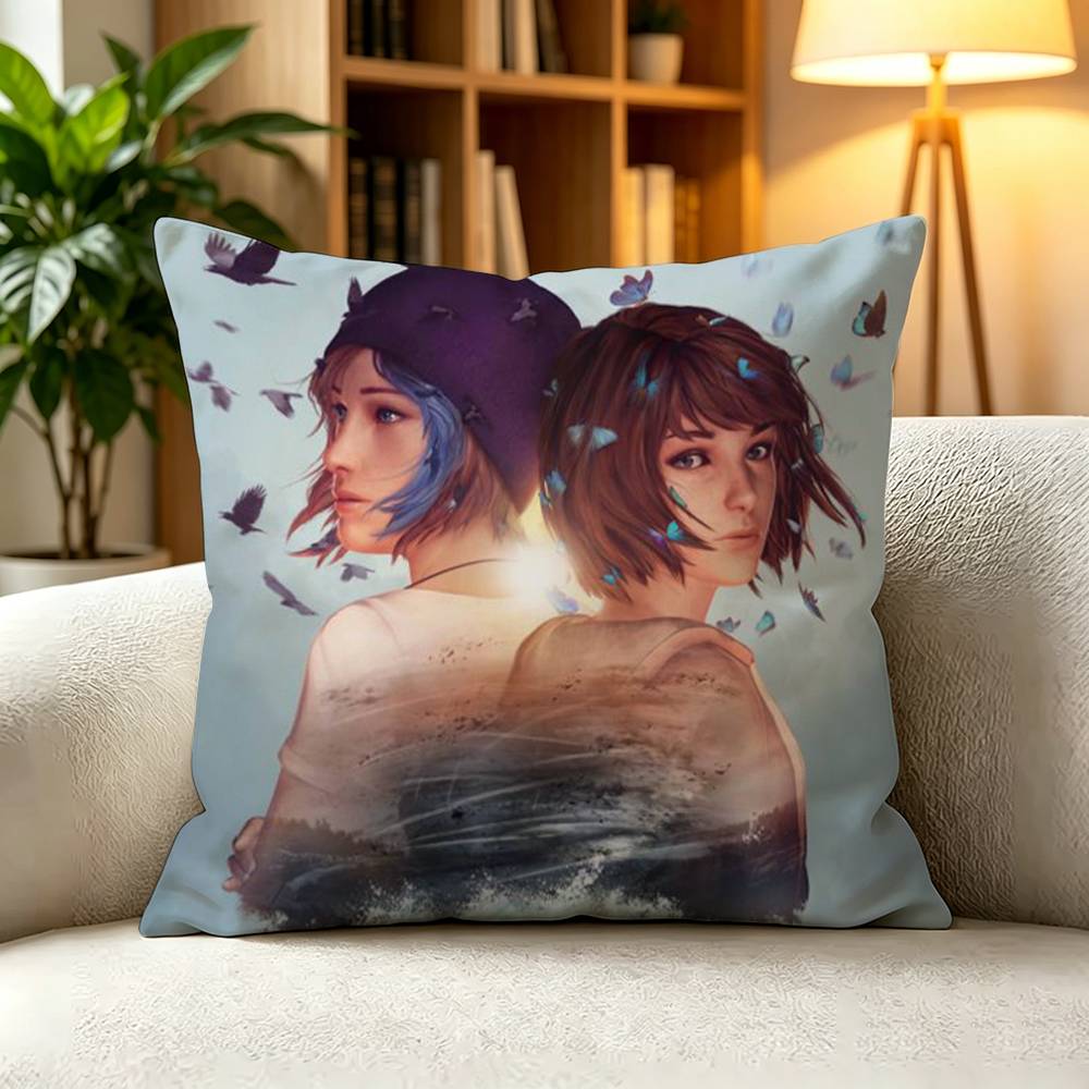 CClassic Game Life is Strange Pillow Case Square DoubleSided Sofa Cushion Cover Bedroom Bedside Pillow