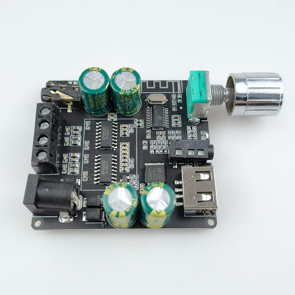 2*100W Bluetooth 5.0 Digital Power Amplifier Board AUX Speaker 2.0 CH Stereo Home Music Wireless Module Audio AMP