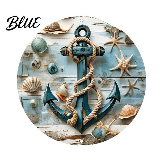 Nautical Wall Art Decorative Hanging Sign Lightweight Wooden Sign with Marine Elements