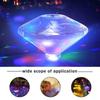 LED Waterproof Floating Underwater Pool Light RGB Disco Glow Show Lamp for Swimming Pool Hot Tub Spa Bath Party Festival Decor Lighting