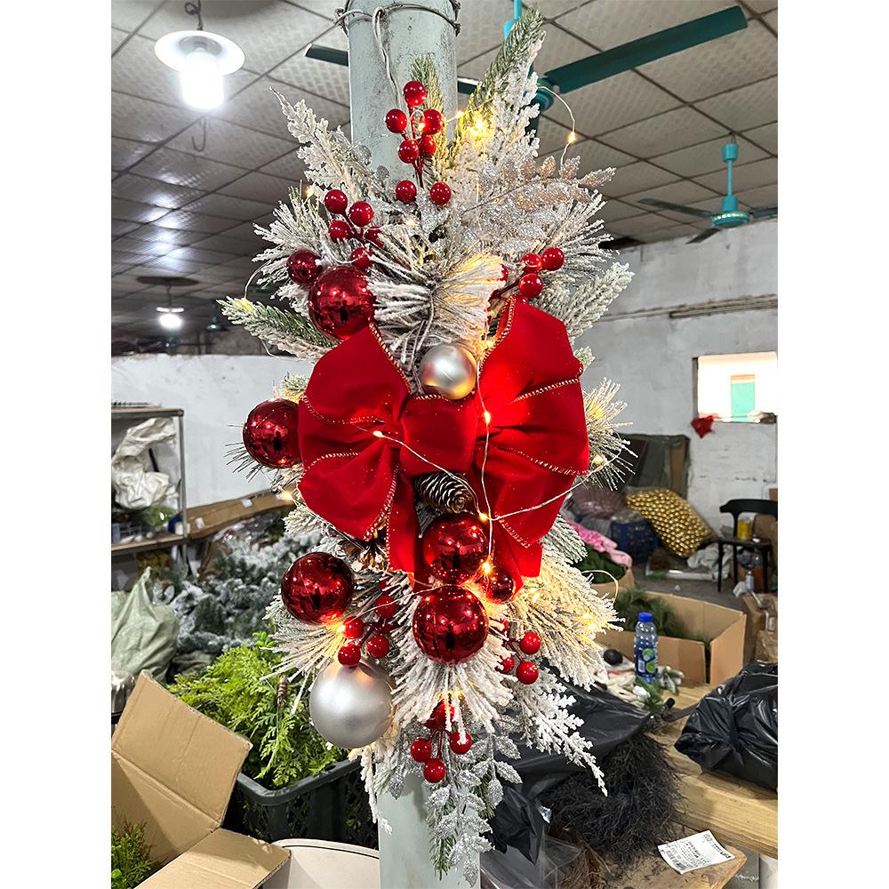 Nordic Christmas Staircase Garland Ornament for Home Decoration