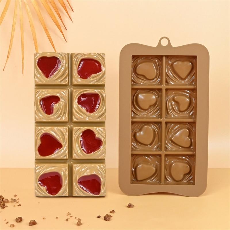 Silicone Baking Molds Cocoa Pods/Heart/Puzzle Chocolate Molds Food Safe Baking Equipment For Kitchen Accessories