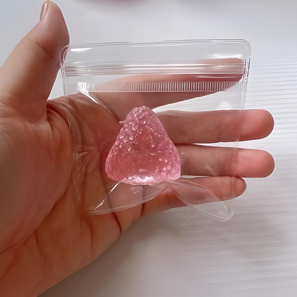 Squishy Strawberry Fidgeting Plaything Super Plush Transparent Fruit Press Toy Slow Rise Sensory Anti-Stress Toy For Adult X-Mas Gift