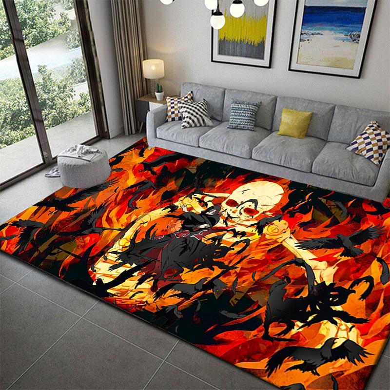 

Naruto Ninja Force Pattern Rug Soft Washable Non-Slip Carpet for Home Game Room 60x90cm