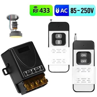 AC 110V 220V 30A Relais Drahtloses Fernschalter-System RF 433MHz Sender Ein Aus für Warmwasserbereiter Decken-LED-Lampe